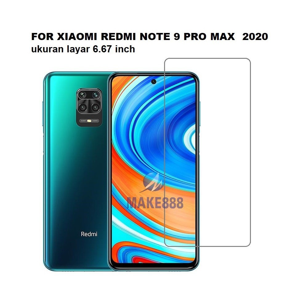 Redmi Note 9 Pro Tempered Glass Kaca Anti Gores Redmi Note 9 Pro