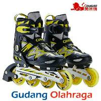  Sepatu  roda  rollerblade merk cougar anak dan dewasa  