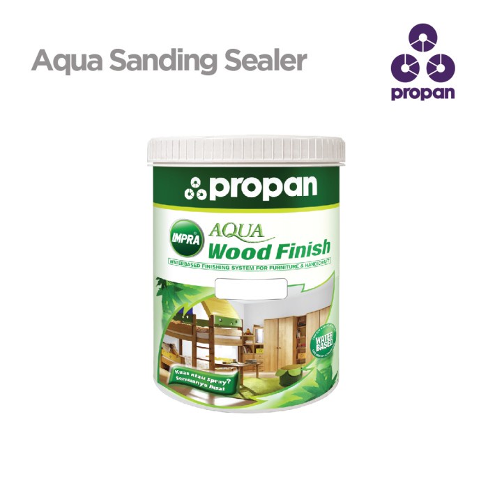 kayucat- waterbased sanding sealer propan impra aqua sanding sealer clear 1l -cat kayu