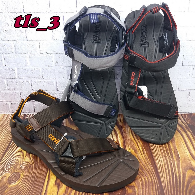 SANDAL PRIA CARVIL REDFORD 38-44 SEPATU SANDAL GUNUNG CARVIL ORI