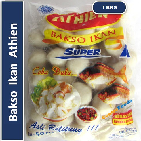 

Bakso Ikan Athien - Baso Super A | Isi 50 Pcs [ Harga Per BKS ]