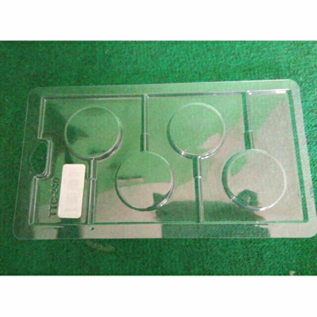 Mika loli bulat cetakan coklat bulat