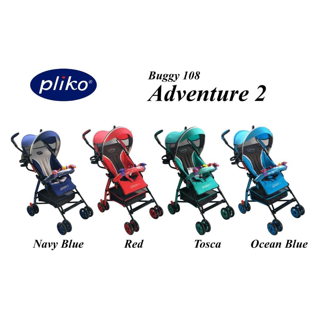 Stroller Pliko Baby Buggy Adventure - Stroller Bayi/Stroller Murah