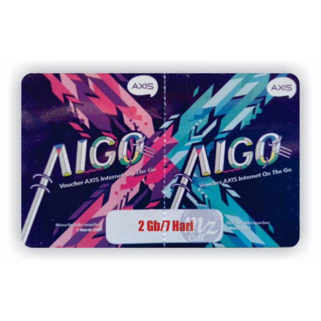 Voucher Axis 2Gb 7 Hari