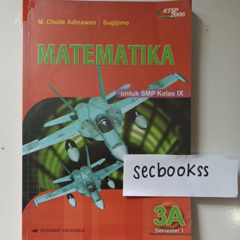 

Buku matematika untuk smp kelas ix penerbit erlangga