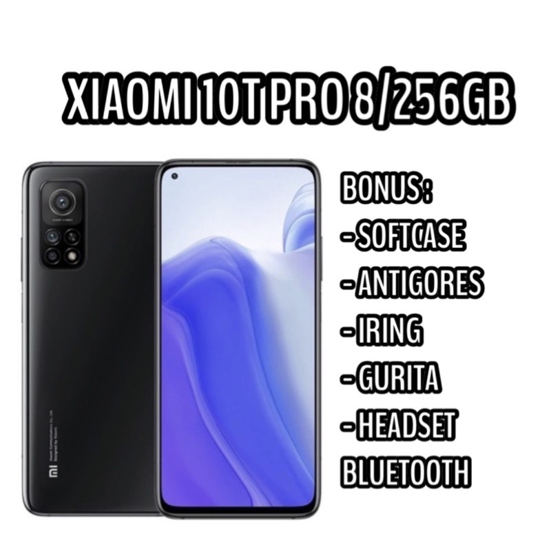 XIAOMI MI 10T PRO RAM 8/256 ~ MI 10T 8/128 GB GARANSI RESMI INDONESIA 1 TAHUN