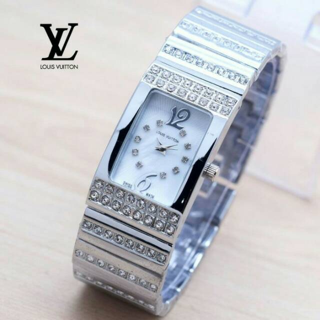 Jam Tangan Wanita Louis Vuitton LV-785 Rantai Silver