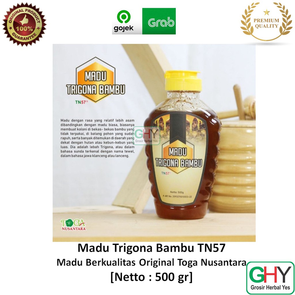 

Madu Trigona Bambu Trigona Original Toga Nusantara 500 gr