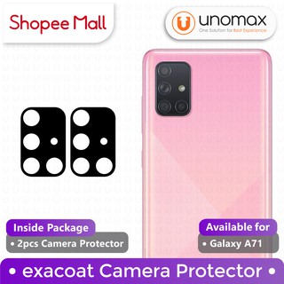 Camera Protector Samsung Galaxy A71 Exacoat - Matte Black (2pcs)