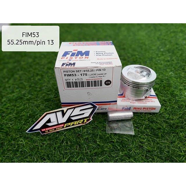 Piston kit piston fim 55.25 mm pin 13  jupiter vega cripton