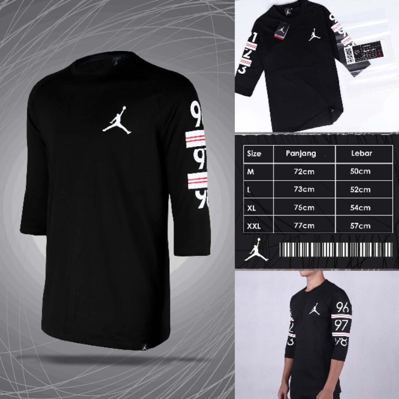 NIKE JORDAN 6 TIMES RAGLAN T-SHIRT (BLACK)