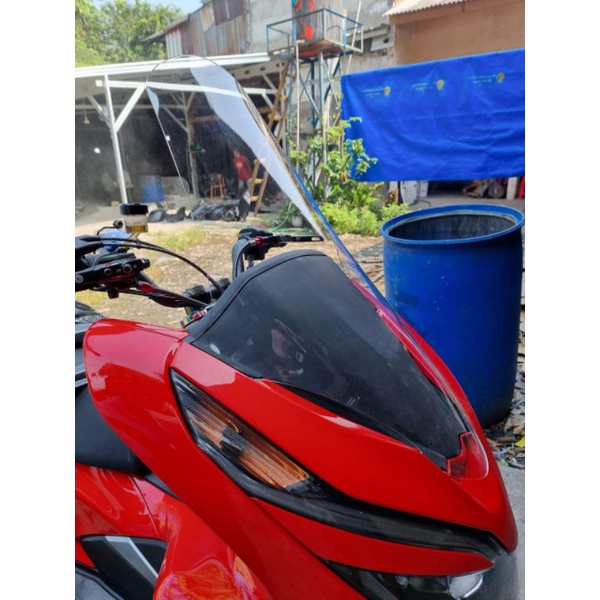 VISOR/WINDSHIEL PCX LOKAL 150 MODEL TINGGI TOURING VISOR TINGGI PCX LOKAL 150