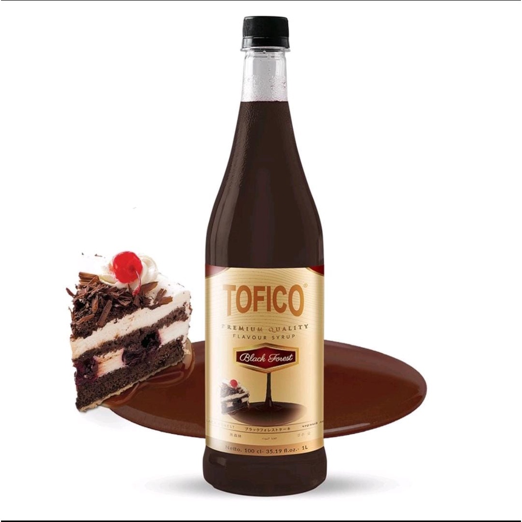 

Tofico Blackforest syrup Natural Flavour 1 liter