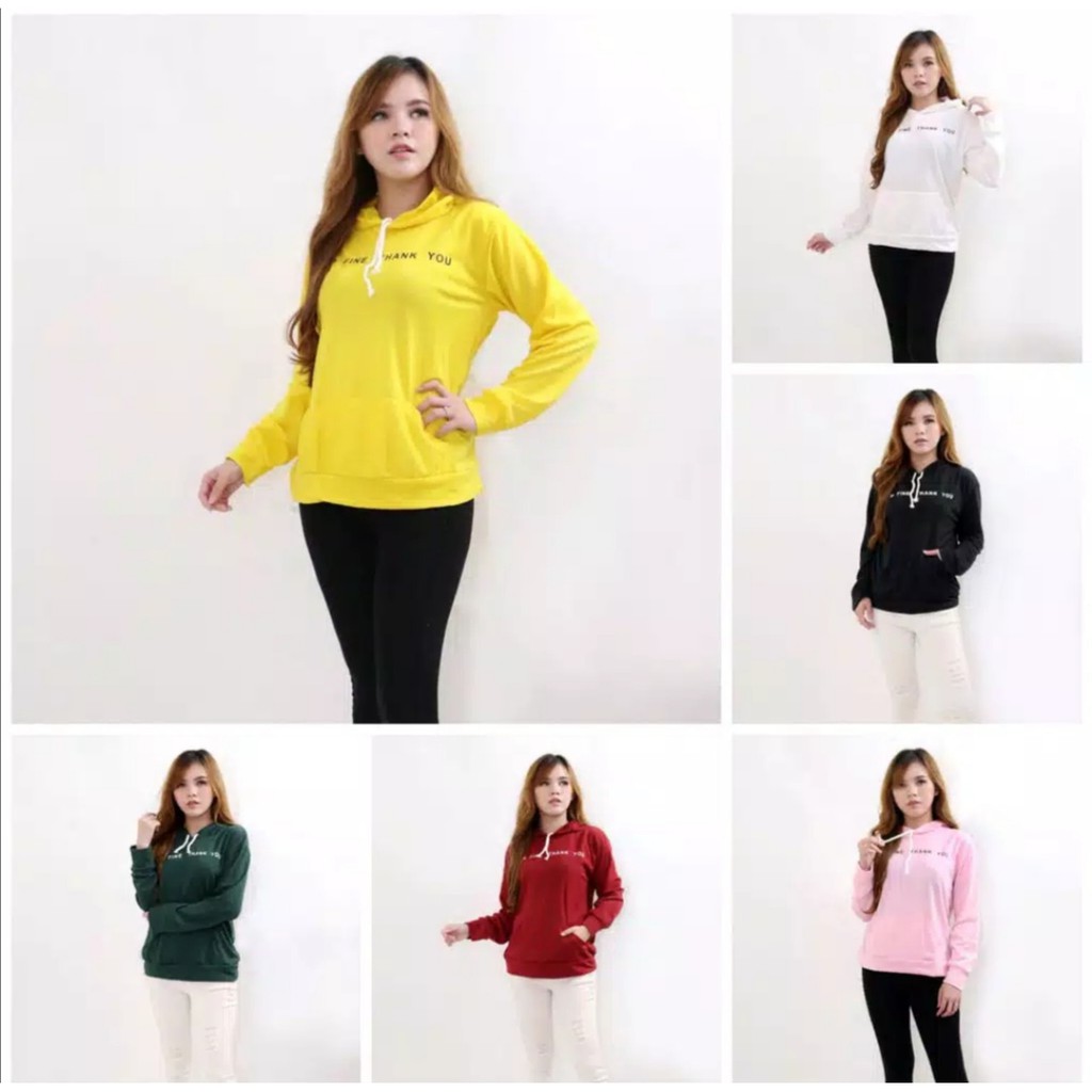 Sweater Wanita Ex.Im Fine Hoodie Wanita Keren Sweater Cewek Distro Murah Kekinian Jaket Keren-7