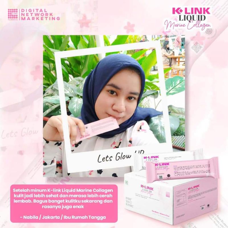 Collagen Marine Liquid  K-link, Minuman Collagen  Marine