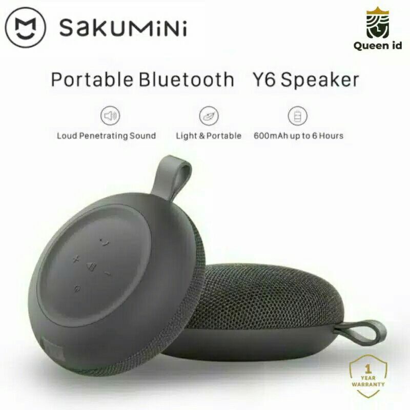 BLUETOOTH SPEAKER SAKUMINI Y6 ROUND ORIGINAL