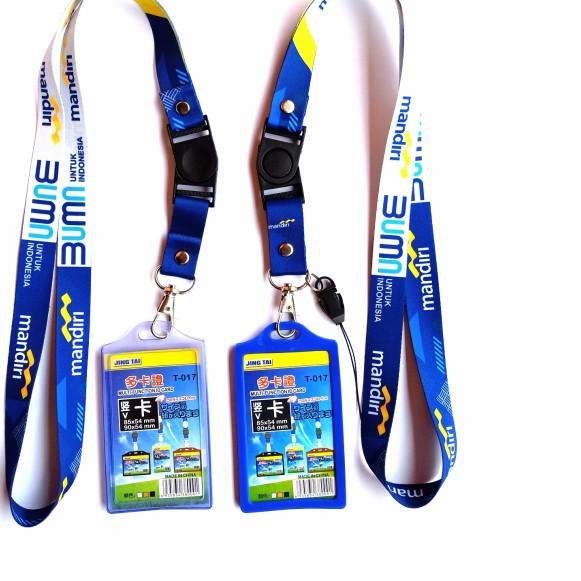 

➨ Lanyard gantungan Id Card Bank mandiri ❀