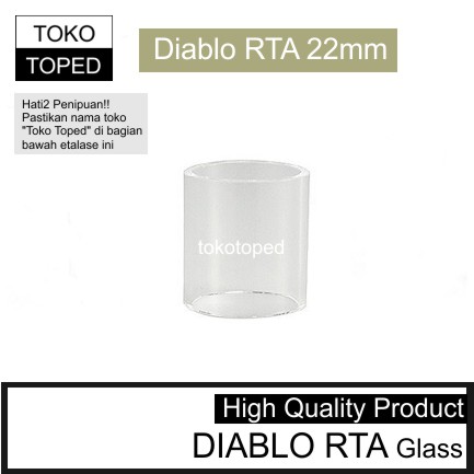 Replacement Glass for DIABLO RTA | rdta vape vapor tank rda rba