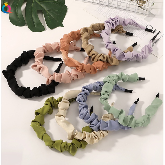 Bando Kerut Korea / Bando Scruncis Scrunchies / Bando Nagita Gadi