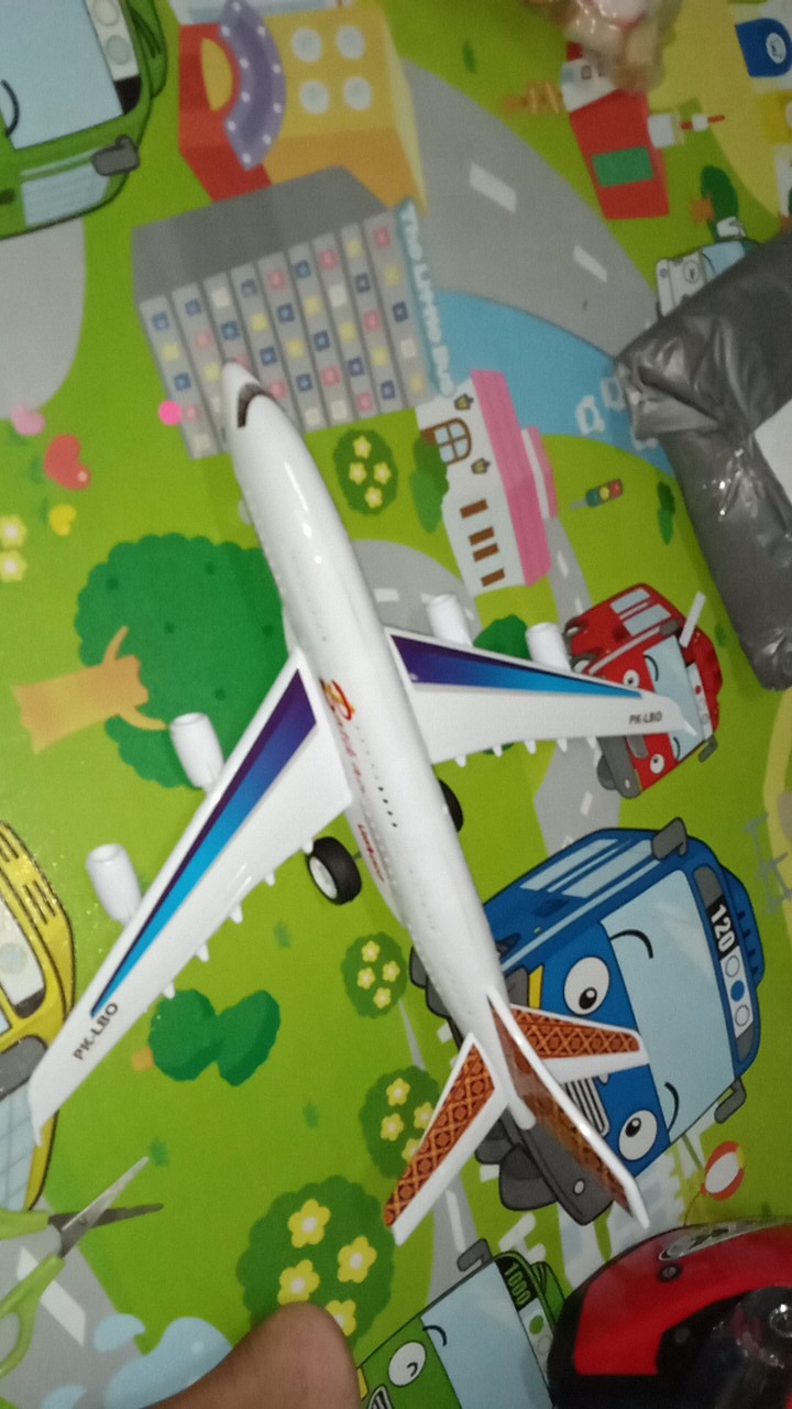 Dt0344 Promo Mainan Anak Miniatur Pesawat Terbang Garuda Indonesia Batik Air Pull Back Wjs231