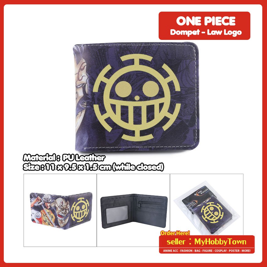 Dompet Anime One Piece Trafalgar Law Logo