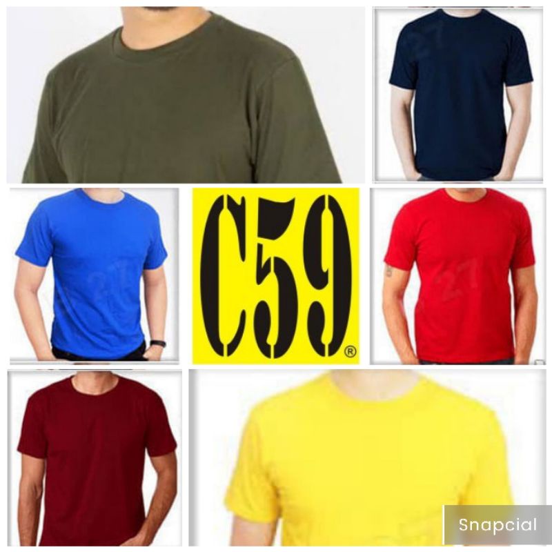 KAOS POLOS C59 cotton combad 24s Polos Pria Wanita kaos oblong Cotton Combad 24S /KAOS POLOS LENGAN PENDEK COTTON COMBED 24s PRIA &amp; WANITA / ATASAN DISTRO POLOS (HITAM,PUTIH,NAVY,ARMY,ABU,MERAH,MARUN,KUNING)