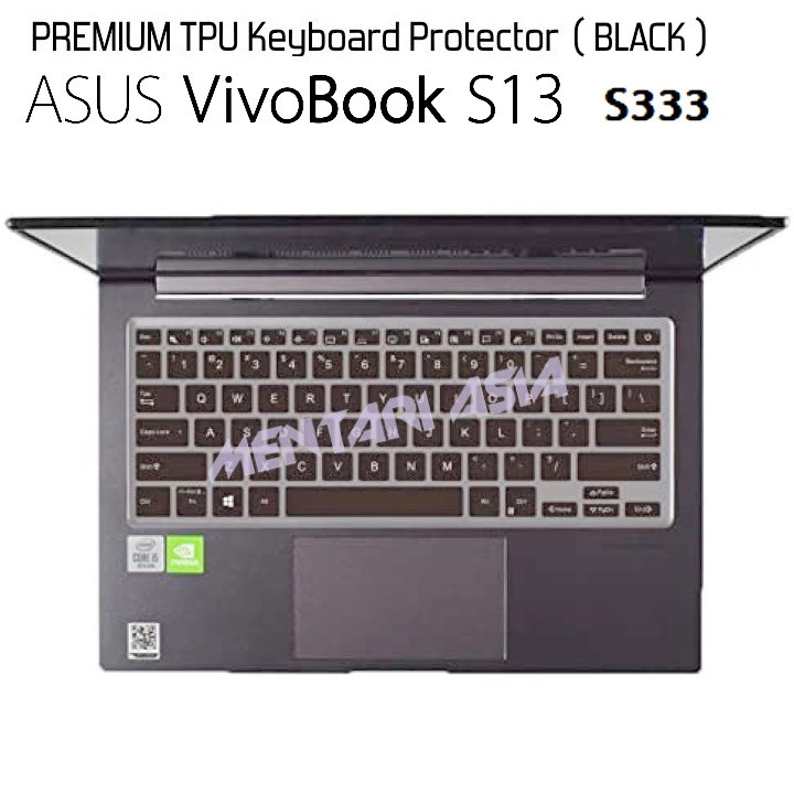 Keyboard Protector ASUS VivoBook S13 S333 - PREMIUM TPU BLACK