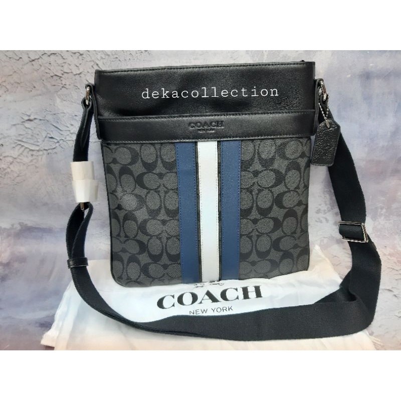TAS SELEMPANG PRIA COACH KULIT ASLI