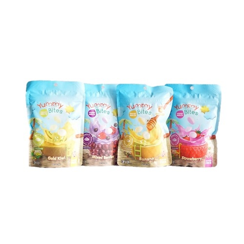 Yummy Bites Yogurt Melts 20gr (1tahun) / Yummybites Yogurt Melts 20gr / Snack MPASI / Snack Bayi / Snack Anak / Cemilan Bayi / Cemilan Anak /  Non MSG / Non pengawet / Non gula / Non garam