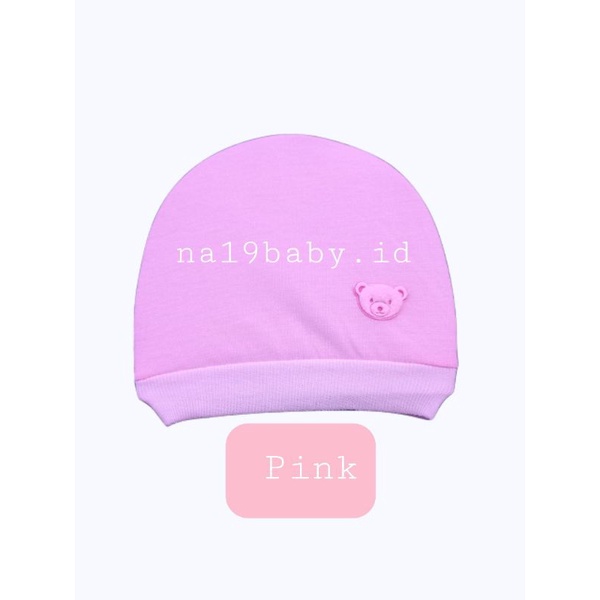 Topi Bulat Bayi Newborn / Kupluk Polos Bayi Baru Lahir