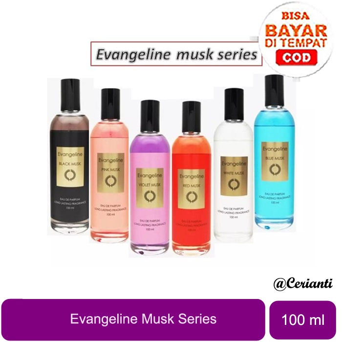 Evangeline Musk Series 100ml Eau De Parfum | Parfum Tahan Lama_Cerianti