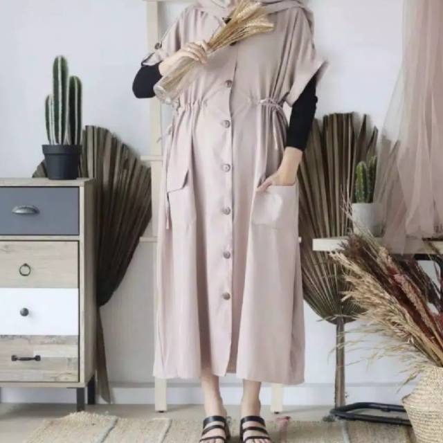 Lamira dress baju gamis pakaian wanita fashion muslim