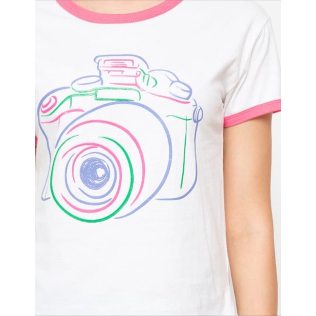 Kaos Nevada Wanita Tzone camera by matahari - size L