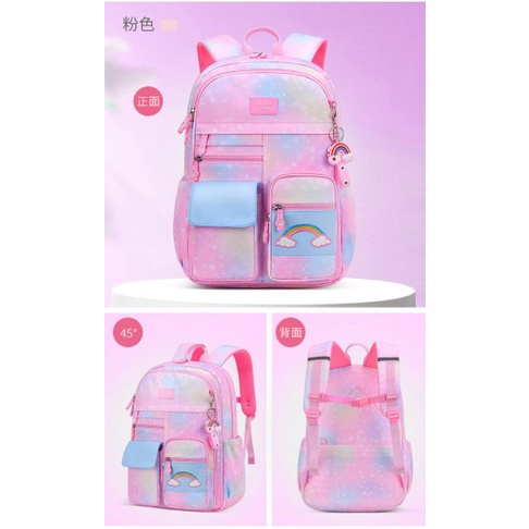 HOT SALE 16 PRODUK TERLARIS TAS IMPORT MODEL GRADASI KULKAS/TAS OPENSET MODEL BARU/TAS IMPORT SEKOLAH SD SMP SMA UKURAN BESAR