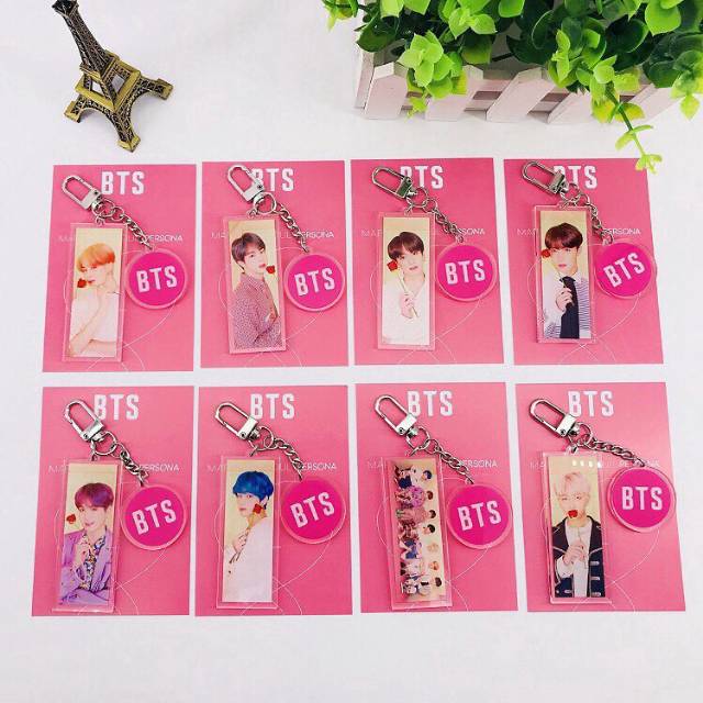 UNOFFICIAL BTS PERSONA KEYCHAIN NEW VERSI