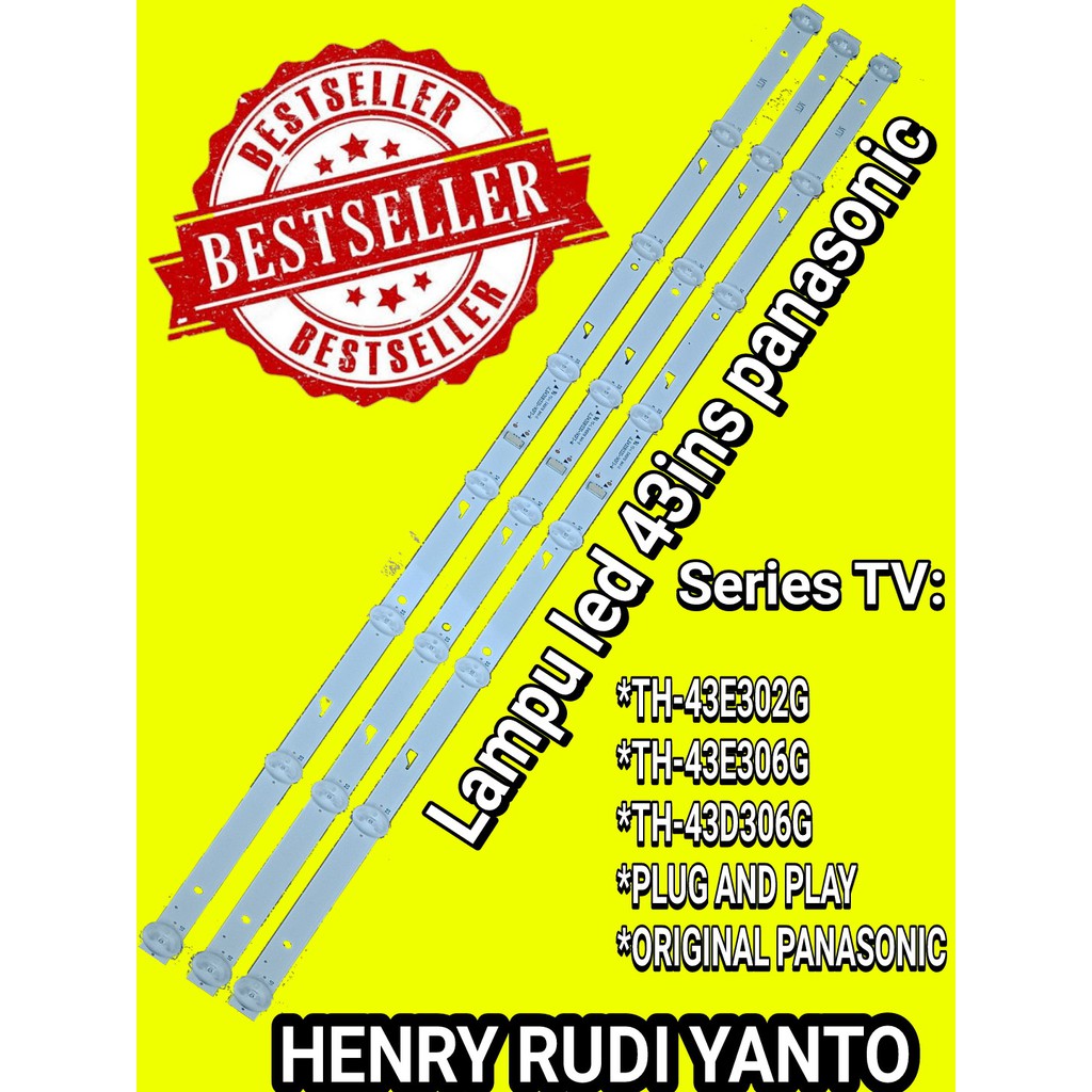 BACKLIGHT TV PANASONIC TH-43E306G TH-43E302G BACKLIGHT PANASONIC TH-43E306G