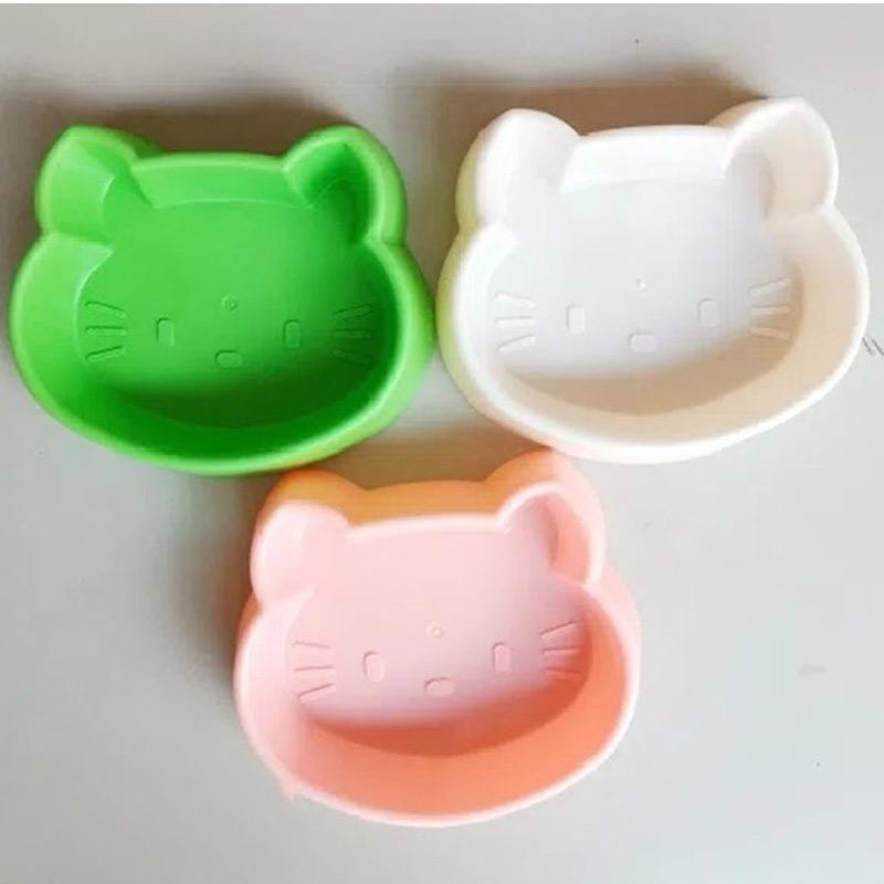 Tempat makan atau minum single hello kitty untuk anjing dan kucing WARNA ACAK 1 pcs