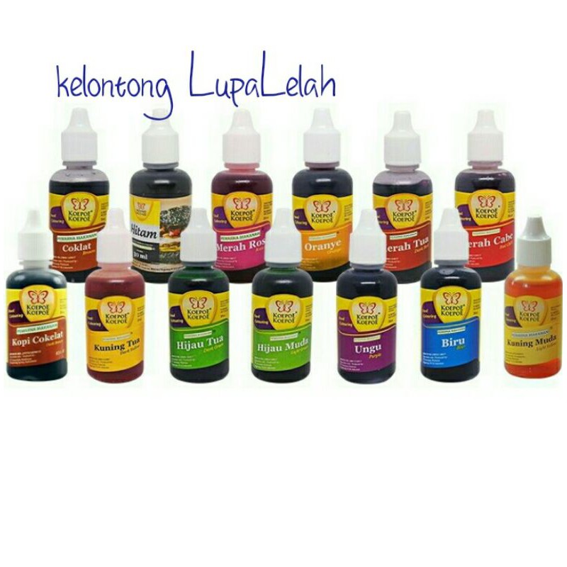 Pewarna Makanan-Koepoe kupu 30ml