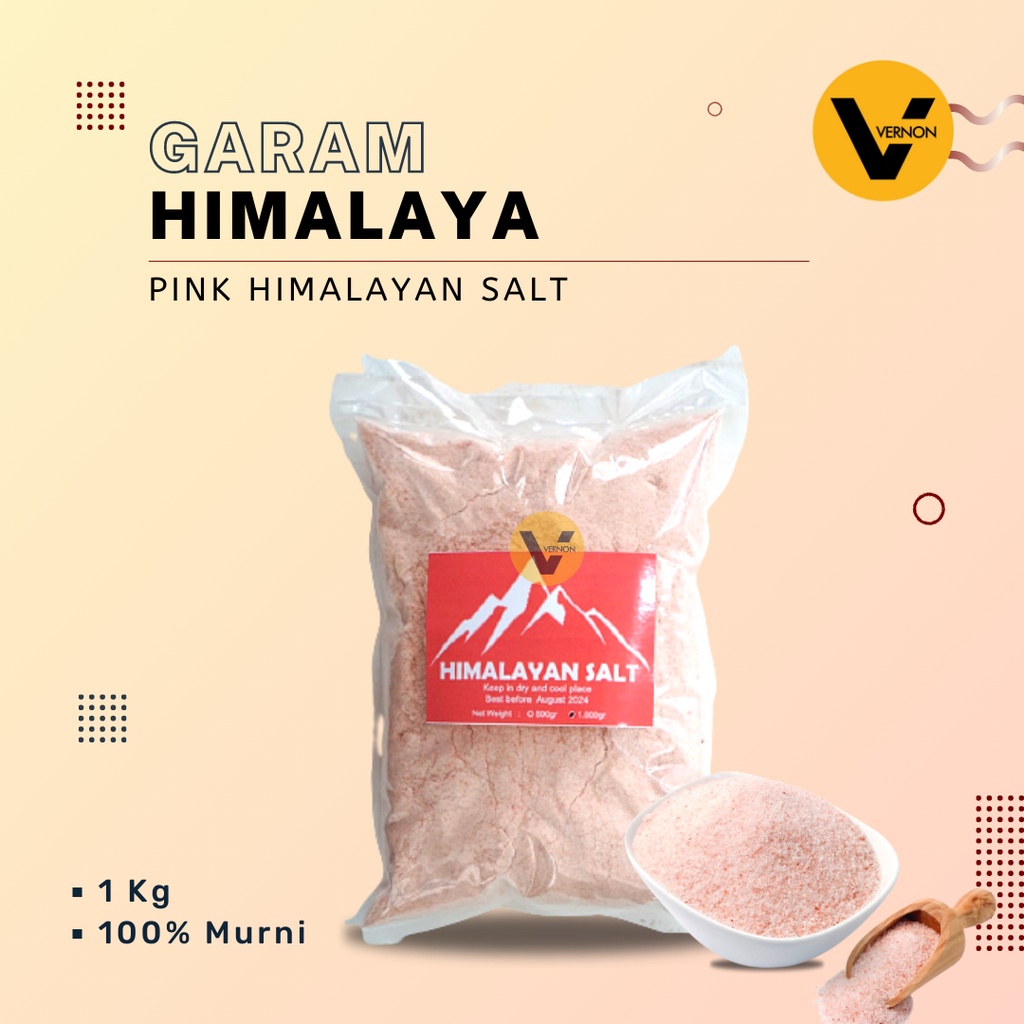 

Garam Himalaya Pink 1kg Himalayan Salt Diet Ketogen