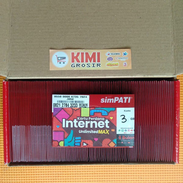 Perdana Telkomsel 3gb Unlimited Max