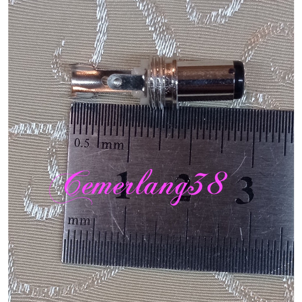 Jack DC buntut 6.0mm x 4.5mm Pria DC Power Socket Jack Solder Connect