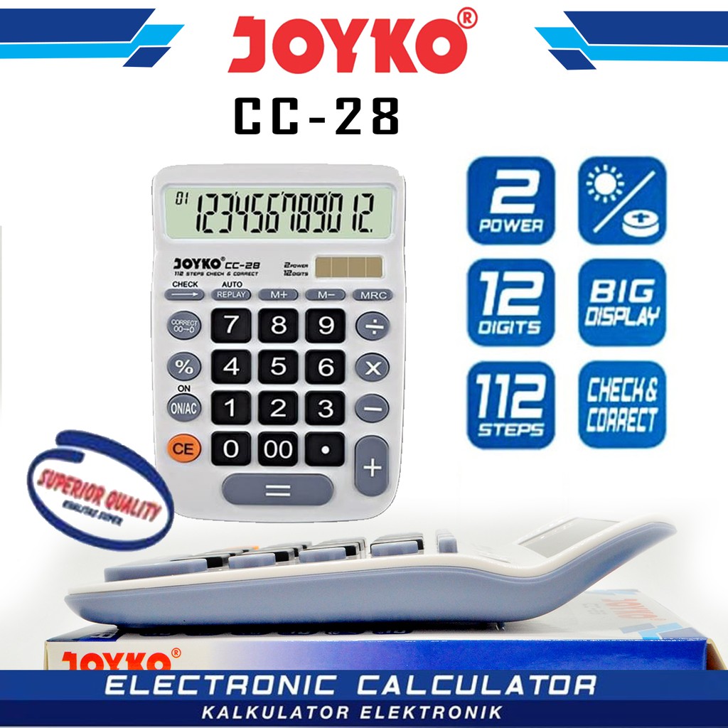 

Kalkulator Joyko CC-28 12 Digit
