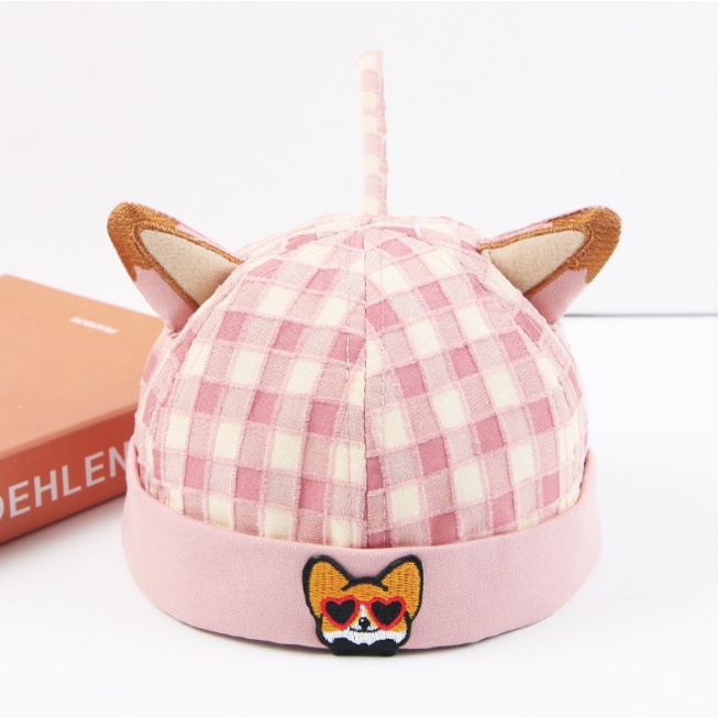 Topi Anak Bayi Laki Laki Perempuan Motif Kuping Anjing Lucu Aksesoris fashion pakaian anak HTX