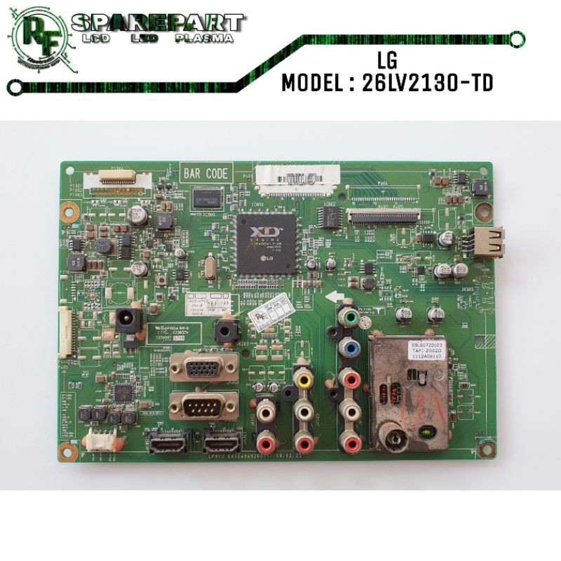 MB MOBO MAINBOARD MOTHERBOARD MESIN TV LED LG 26LV2130-TD 26LV2130 TD