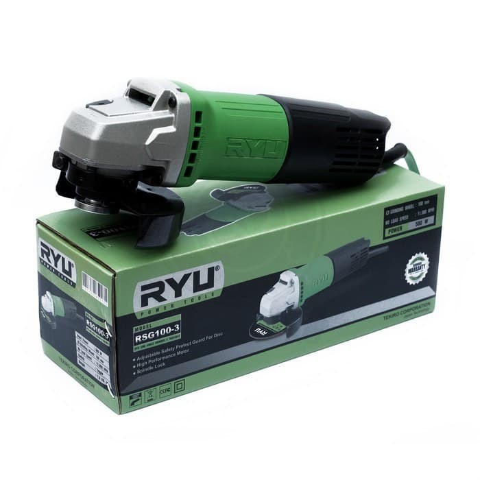 RYU RSG 100-3 Mesin Gerinda Tangan 4 inch - Angle Disc Grinder