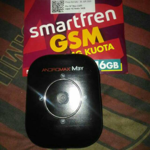 MODEM Andromax mifi M3Y 4G free kuota 16gb smartfren