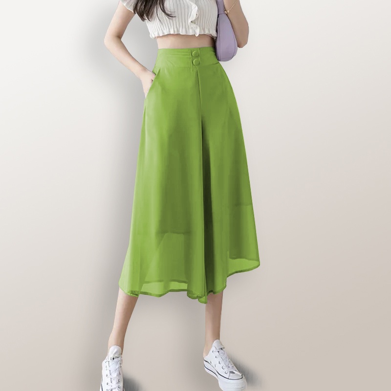 Celana Sifon Casual wanita gaya korea model terbaru - XSHOP Ruth Pants