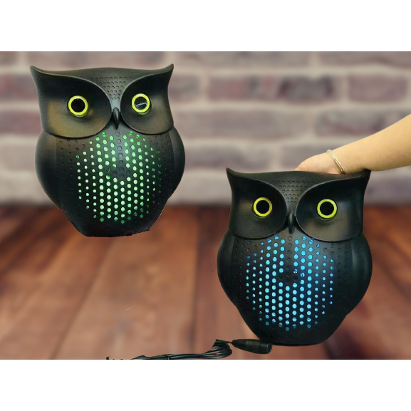 Speaker Burung Hantu Speaker Bluetooth Wireless Speaker Mic Portable