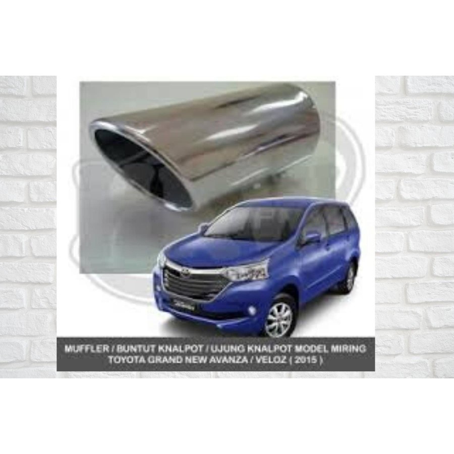 COD MUFFLER Mufler Buntut Ekor Knalpot ALL NEW AVANZA XENIA VELOZ