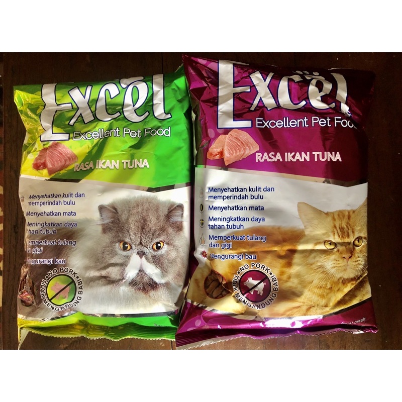 Excel Cat Food fresh pack 500gr Makanan Kucing